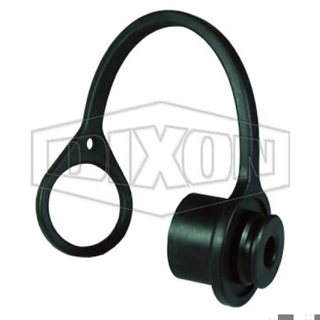 Dixon VH Snap-Tite H/IH-Style Interchange Dust Cap, 3/4 in Nominal, Rubber, Domestic 6VDP-V6DC